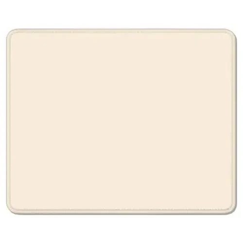 Auhoahsil Beige Mouse Pad, 12 x 10 Inch Square Mousepad, 3mm Thick Rubber Mouse Mat with Pretty Design, Premium-Textured Non-Slip for Gaming Work Office Wireless Mouse Men Women - AUHOAHSIL (1)