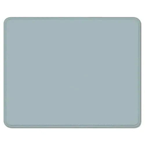 Auhoahsil Blue Mouse Pad, 12 x 10 Inch Square Mousepad, 3mm Thick Rubber Mouse Mat with Pretty Design, Premium-Textured Non-Slip for Gaming Work Office Wireless Mouse Men Women - 1