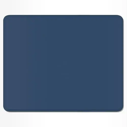 Auhoahsil Mouse Pad, квадратный коврик для мыши 12 x 10 дюймов, резиновый коврик толщиной 3 мм с красивым дизайном, нескользящий премиум-текстуры для игр, работы, офиса, беспроводной мыши, мужчин и женщин, темно-синий - AUHOAHSIL
