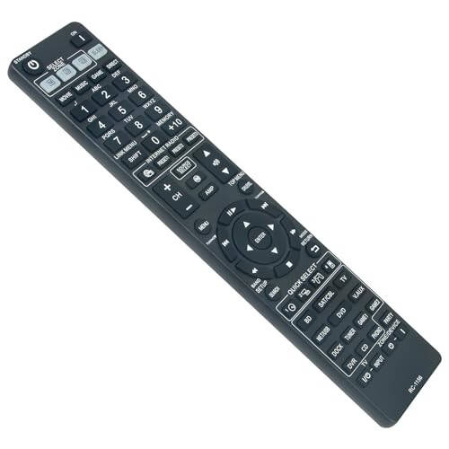 AULCMEET RC-1156 New Replacement Universal Remote Control fit for DENON Audio Video AV A/V Receiver AVR-3312CI DHT-1312BA DN-500AV AVR-1712 AVR-1912 AVR-2112CI AVR-2312CI - 2