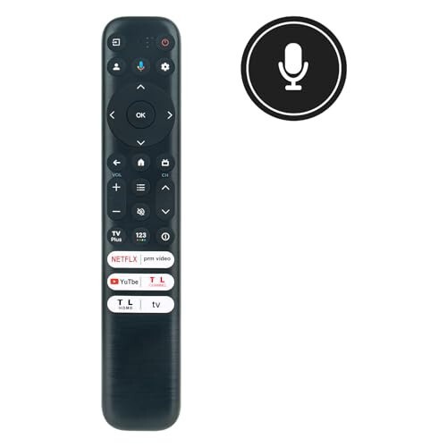 AULCMEET RC813 FMB1 RC902V Far1 New Replaced Voice Universal Remote Control fit for TCL Mini Led 8K Smart TV with Netlfix Prime YouTube TCL AppleTv Buttons 65Q750G 75Q750G 85Q750G 85Q750G-CA 65QM850G - 9