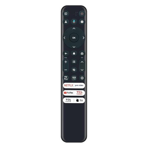 AULCMEET RC813 FMB1 RC902V Far1 New Replaced Voice Universal Remote Control fit for TCL Mini Led 8K Smart TV with Netlfix Prime YouTube TCL AppleTv Buttons 65Q750G 75Q750G 85Q750G 85Q750G-CA 65QM850G - 3