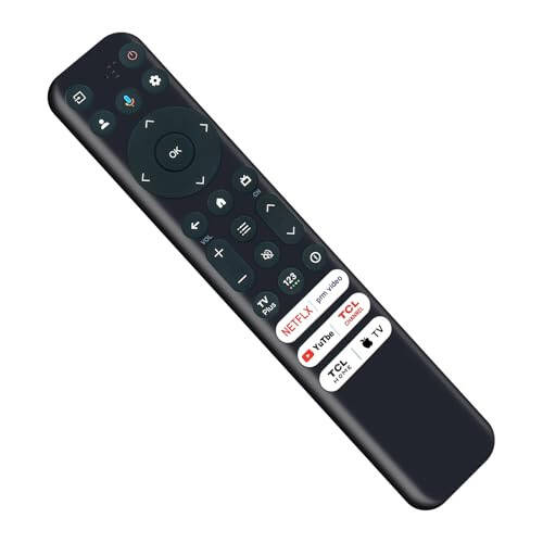 AULCMEET RC813 FMB1 RC902V Far1 New Replaced Voice Universal Remote Control fit for TCL Mini Led 8K Smart TV with Netlfix Prime YouTube TCL AppleTv Buttons 65Q750G 75Q750G 85Q750G 85Q750G-CA 65QM850G - 4