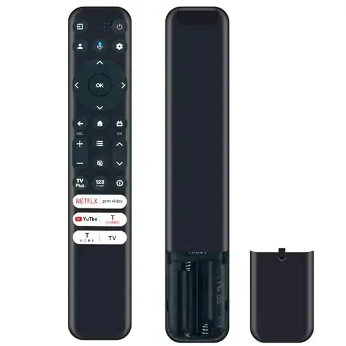 AULCMEET RC813 FMB1 RC902V Far1 New Replaced Voice Universal Remote Control fit for TCL Mini Led 8K Smart TV with Netlfix Prime YouTube TCL AppleTv Buttons 65Q750G 75Q750G 85Q750G 85Q750G-CA 65QM850G - 1