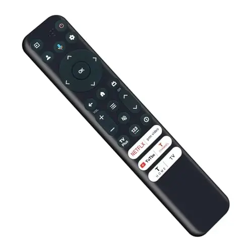 AULCMEET RC813 FMB1 RC902V Far1 Yangi almashtirilgan Ovozli Universal Masofaviy boshqarish pulti TCL Mini Led 8K Smart TV uchun Netlfix Prime YouTube TCL AppleTv Tugmalari 65Q750G 75Q750G 85Q750G 85Q750G-CA 65QM850G - 2