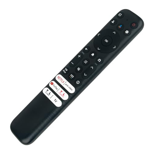 AULCMEET RC813 FMB1 RC902V Far1 Yeni Değiştirilmiş Sesli Evrensel Uzaktan Kumanda TCL Mini Led 8K Akıllı TV ile Uyumlu Netflix Prime YouTube TCL AppleTv Düğmeleri 65Q750G 75Q750G 85Q750G 85Q750G-CA 65QM850G - 12