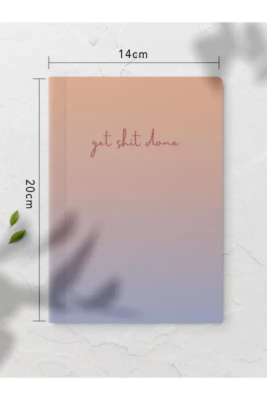 Aura Temalı Defter Seti - Aura Dizaynlı Not Defteri - 4 Adet - 14cm*20cm - 64 Sayfa-Aura - 3