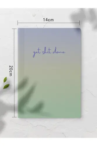 Aura Temalı Defter Seti - Aura Dizaynlı Not Defteri - 4 Adet - 14cm*20cm - 64 Sayfa-Aura - 4