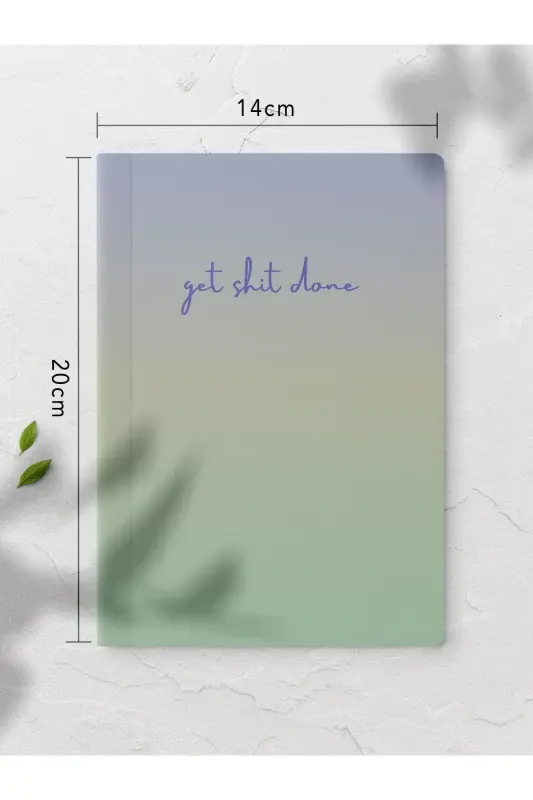 Aura Temalı Defter Seti - Aura Dizaynlı Not Defteri - 4 Adet - 14cm*20cm - 64 Sayfa-Aura - 4