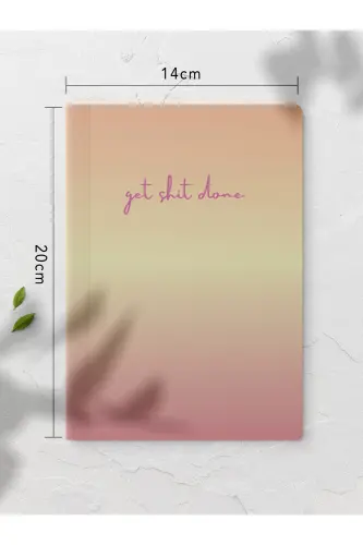 Aura Themed Notebook Set - Aura Designed Notebook - 4 Pieces - 14cm*20cm - 64 Pages - Aura - 6