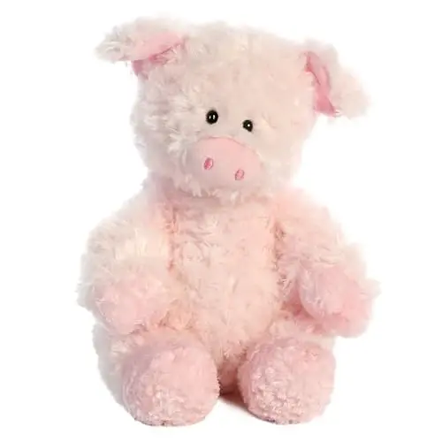 Aurora® Snuggly Tubbie Wubbies™ Pig Stuffed Animal - Comforting Companion - Imaginative Play - Pink 11 Inches - 1