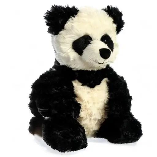 Aurora® Snuggly Tubbie Wubbies™ Panda o'yinchoq ayiq - Qulay hamroh - Fantaziyaga boy o'yin - Qora 30 santimetr - 5