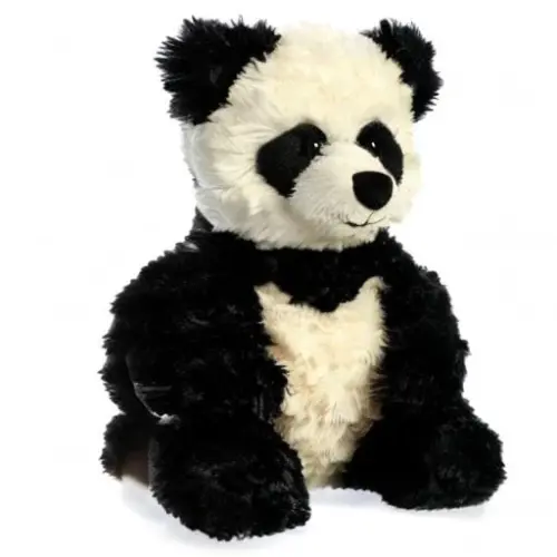 Aurora® Snuggly Tubbie Wubbies™ Panda Stuffed Animal - Comforting Companion - Imaginative Play - Black 10 Inches - 5