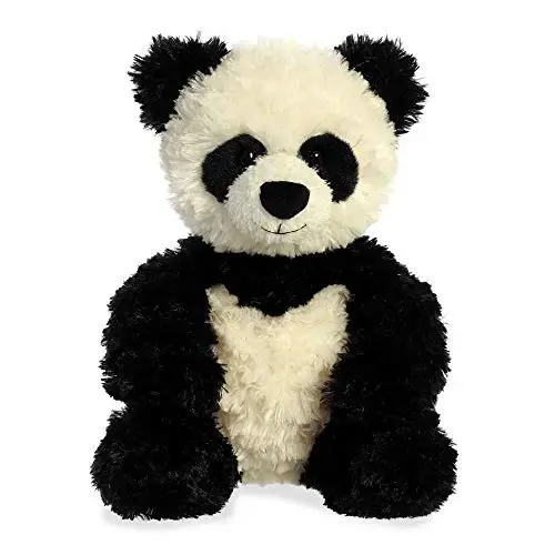 Aurora® Snuggly Tubbie Wubbies™ Panda Stuffed Animal - Comforting Companion - Imaginative Play - Black 10 Inches 