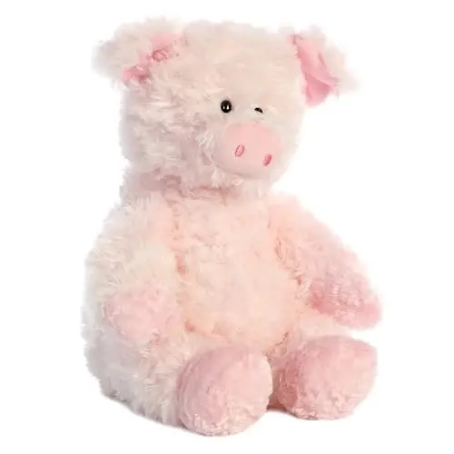 Aurora® Snuggly Tubbie Wubbies™ Pig Stuffed Animal - Comforting Companion - Imaginative Play - Pink 11 Inches - 2