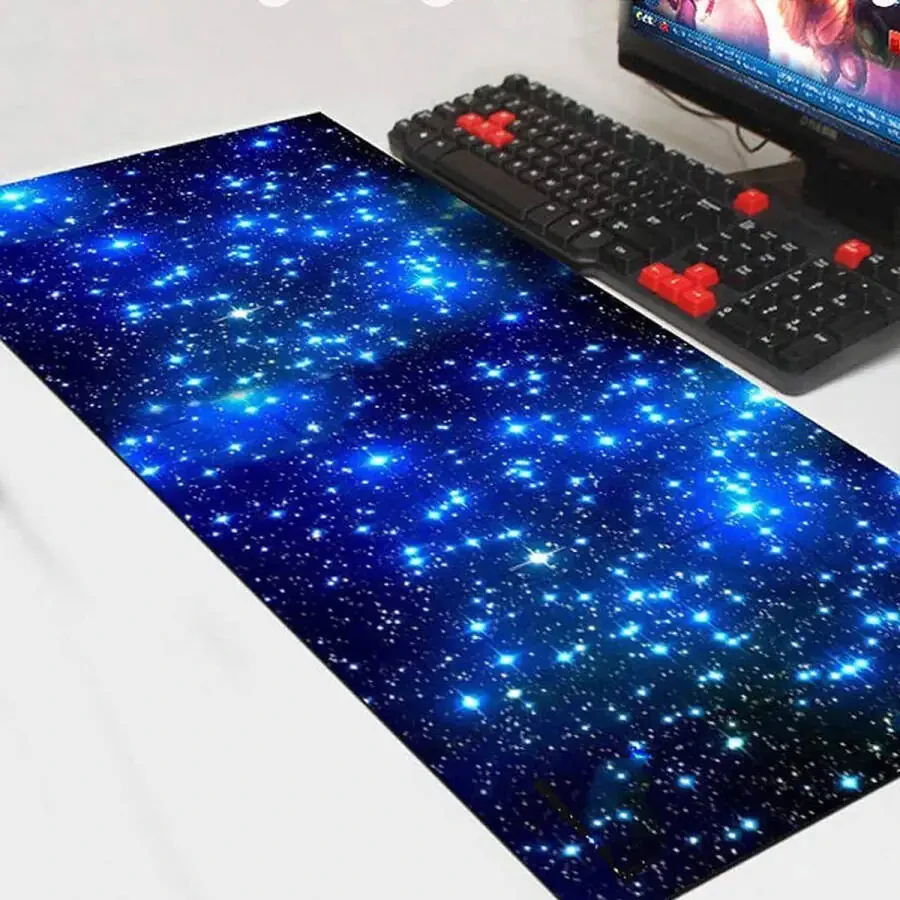 AURORA TRADE Large Gaming Mouse Pad, Star Sky Mousepad Game Mouse Mat Non-Slip Durable Computer Keyboard Mouse Mat for Desktop Laptop PC Office Game Player (23.6x11.8IN) - 2
