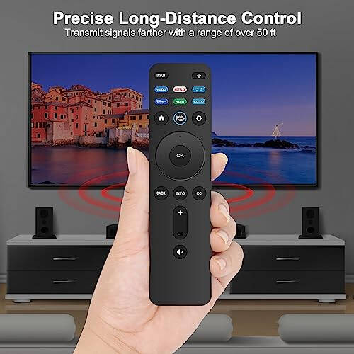 Ausoiuso New Universal Remote-Control,Compatible with VIZIO D-Series M-Series P-Series V-Series UHD LED LCD Smart TVs with Shortcut App Keys(No Voice Function) - 4