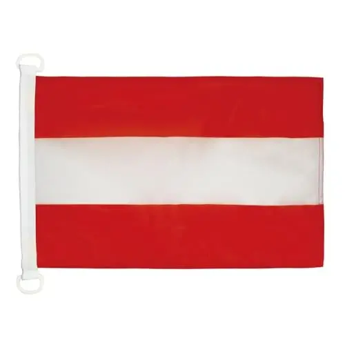 Austria NAUTICAL Flag 18'' x 12'' - Austrian flags 30 x 45 cm. - Banner 12x18 in for boat - AZ FLAG - AZ FLAG