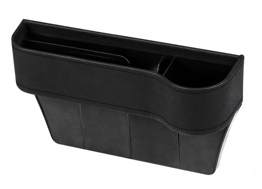 Auto Drive 1 Piece Automotive Car Seat Gap Storage Organizer Black - Universal Fit, 22OG10 - 2