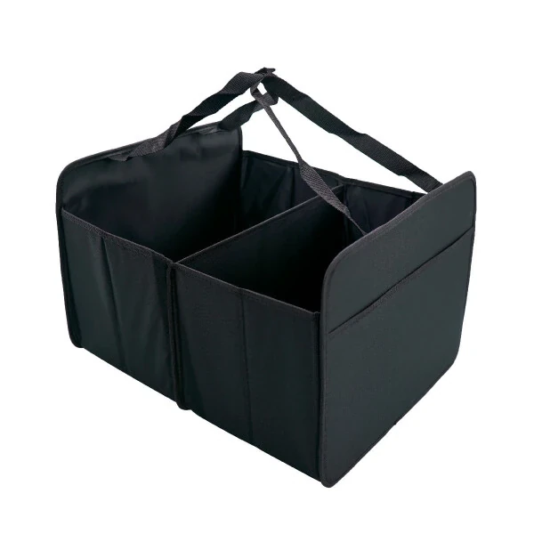 Auto Drive Automotive Black Hard-Sided Collapsible Trunk Organizer 1 Pack, 18.5