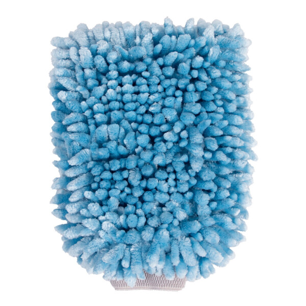 Auto Drive Car Wash Microfiber Mitt, Blue, 1 Count - 2