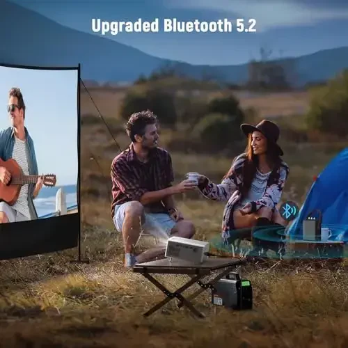 [Auto Foucs] Wi-Fi va Bluetooth bilan Smart Proyektor, VISSPL 4K Video Proyektor, Avto Keystone, Uy Kino Teatri Android/iOS/Windows/TV Stick/HDMI/USB bilan mos keladi - 5