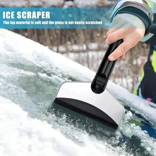 AUTODECO Автомобильный аварийный комплект Автомобильный комплект безопасности с пусковыми проводами Автомобильные комплекты для чрезвычайных ситуаций, черный - 4