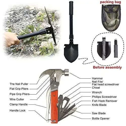 AUTODECO Дорожный аварийный комплект для автомобиля, 95 предметов - 4