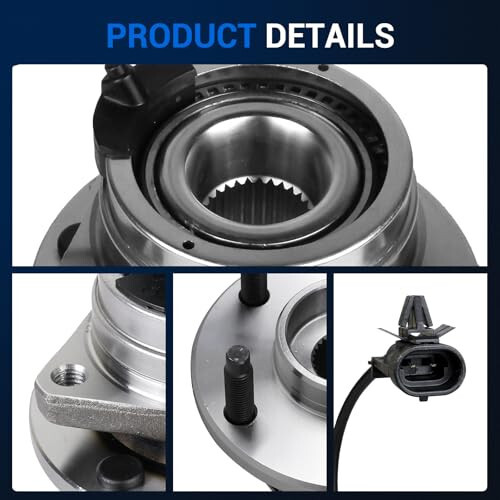 Autoround 513214 Front Wheel Hub and Bearing Assembly Fit for Chevy Malibu 04-12, Cobalt/HHR 08-10, Pontiac G6 05-10, Saturn Aura 07-09, 5-Lug w/ABS - 6