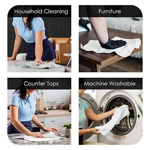 Avalon Towels Microfiber Cleaning Cloths (Value Pack of 36) Size 16