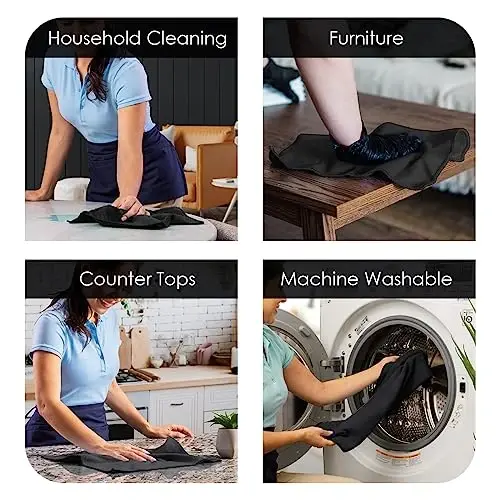 Avalon Towels Microfiber Cleaning Cloths (Value Pack of 36) Size 16