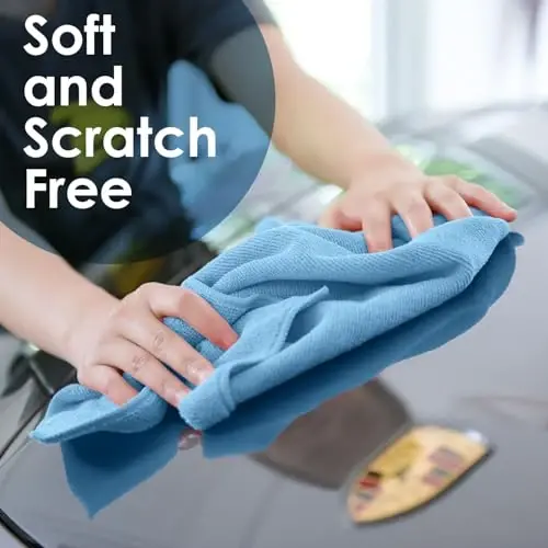 Avalon Towels Microfiber Cleaning Cloths (Value Pack of 48) Size 16