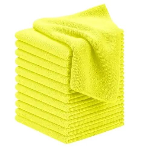 Avalon Towels Microfiber Cleaning Cloths (Value Pack of 12) - Size 12 x 12 Inches, Highly Absorbent Cleaning Rags, Lint Free, Reusable and Washable, Microfiber Towels for Cars - 1