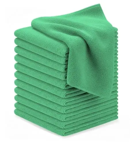Avalon Towels Microfiber Cleaning Cloths (Value Pack of 12) - Size 12 x 12 Inches, Highly Absorbent Cleaning Rags, Lint Free, Reusable and Washable, Microfiber Towels for Cars - 1