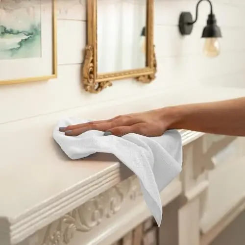 Avalon Towels Microfiber Cleaning Cloths (Value Pack of 24) - Size 12 x 12 Inches, Highly Absorbent Cleaning Rags, Lint Free, Reusable and Washable, Microfiber Towels for Cars - 4