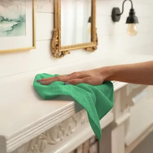 Avalon Towels Microfiber Cleaning Cloths (Value Pack of 36) - Size 12 x 12 Inches, Highly Absorbent Cleaning Rags, Lint Free, Reusable and Washable, Microfiber Towels for Cars - 4