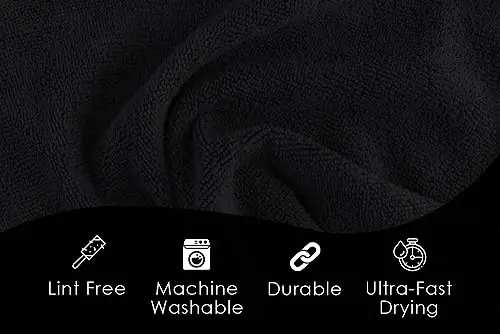 Avalon Towels Microfiber Cleaning Cloths (Value Pack of 48) - Size 16 x 16 Inches, Highly Absorbent Cleaning Rags, Lint Free, Reusable and Washable, Microfiber Towels for Cars - 2