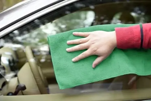 Avalon Towels Microfiber Cleaning Towels (Value Pack of 48), Absorbent Bar Towels, Rags for Cleaning House, Lint Free Cleaning Towels, Reusable and Washable, (Green) - 6