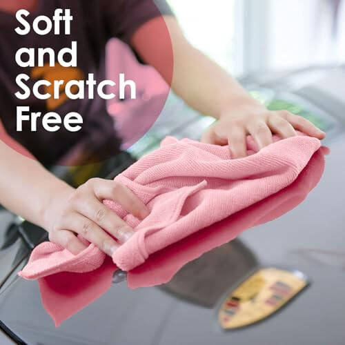 Avalon Towels Microfiber Tozalash Mato (36 dona qiymatli paket) O'lchami 16