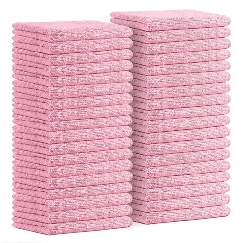 Avalon Towels Microfiber Tozalash Mato (36 dona qiymatli paket) O'lchami 16