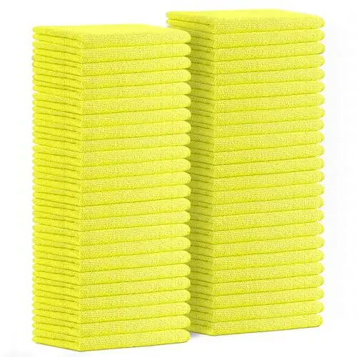 Avalon Towels Microfiber Tozalash Mato (48 dona qimmatli to'plam) O'lchami 16