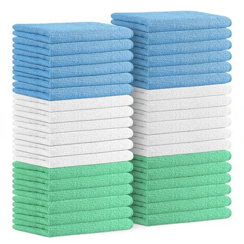 Avalon Towels Microfiber Tozalash Matolari 36 dona Qadoqda, O'lchami 16