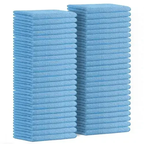 Avalon Towels Microfiber Tozalash Matolari (48 dona qimmatbaho to'plam) O'lchami 16