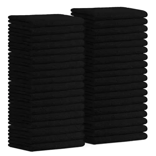 Avalon Towels Mikrofiber Tozalash Mato (36 dona qiymatli paket) O'lcham 16