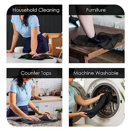 Avalon Towels Mikrofiber Tozalash Mato (36 dona qiymatli paket) O'lcham 16