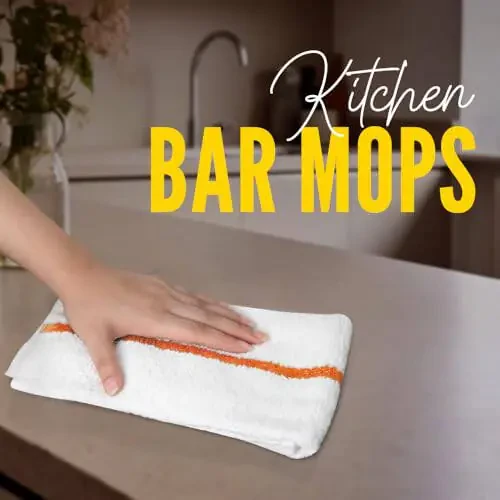 Avalon Towels Terry Bar Mop Sochiqlarining 60 dona to'plami. Olchami 16