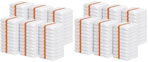 Avalon Towels Terry Bar Mop Towels (Value Pack of 120) Size 16