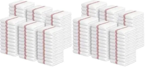 Avalon Towels Terry Bar Mop Towels (Value Pack of 120) Size 16