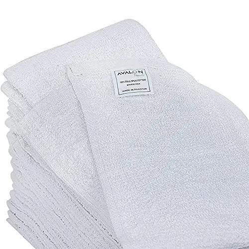 Avalon Towels Terry Bar Mop Towels (Value Pack of 15) Size 16