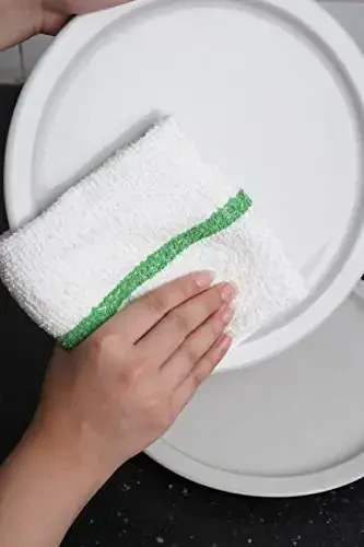 Avalon Towels Terry Bar Mop Towels (Value Pack of 60) Size 16